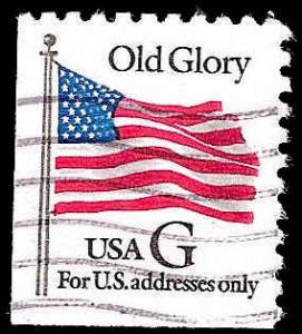 # 2883 USED G STAMP OLD GLORY