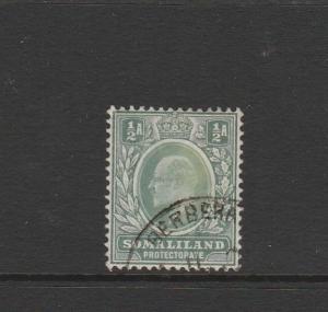 Somaliland 1904 Crown CA 1/2A FU SG 32