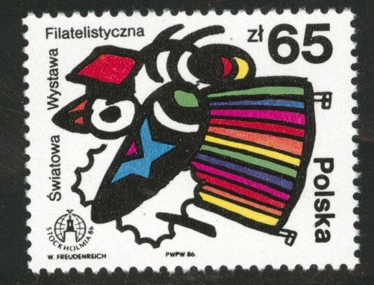 Poland Scott 2756 MNH** Stockholmia stamp show 1986