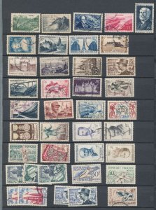 France Mid Period Used (Apx 76 Stamps) UK945