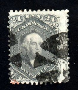 #78b Washington  1866 24¢ Gray