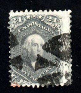 #78b Washington  1866 24¢ Gray