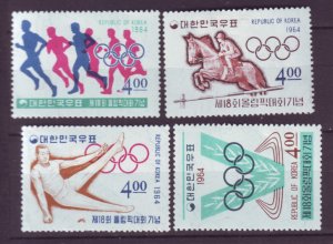 J22033 Jlstamps 1964 south korea mh part of set #449-51,453 sports