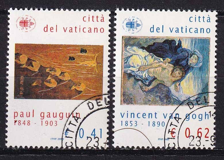 2003  - VATICAN - Scott #1246-1247 - Used