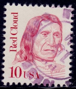 United States, 1987, Red Cloud, 10c, sc#2175, used**