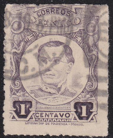 Mexico 608 Hinged Used 1917 Ignacio Zaragoza