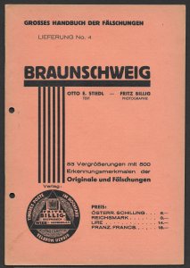 Doyle's_Stamps: Braunschweig (German State) Stamps, Stiedl/Billig 1934