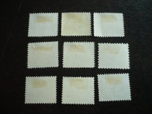 Stamps - Canada - Scott# 454-544 - Used Set of 9 Stamps