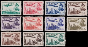 Iran - Mohammad Reza Shah - Air Mail Full Set MNH