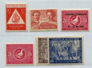 GERMANY SOVIET OCCUPATION ZONE GENERAL ISSUES VERY NICE LOT PERFECT MNH