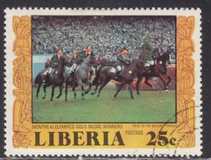 Liberia 787 Olympic Equestrian Winners 1977