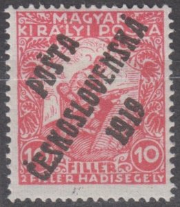 Czechoslovakia Scott #B100 1919 MH