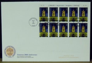 3129   USA   FDC   Fleetwood   # 3071   Tennessee Bicentennial      CV$ 10.00