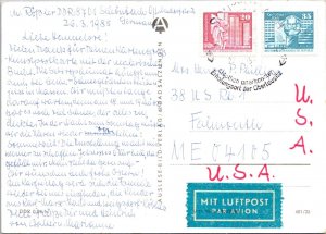 Germany 1985 - Airmail Postcard - Schönbach - F66809