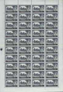 1968 No Wmk castles FULL SET in sheets UNMOUNTED MINT