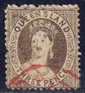 Queensland #60 Used Single Stamp cv $60 (U2)