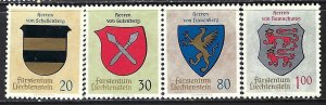 Liechtenstein 396-99 MNG ARMS Z8138