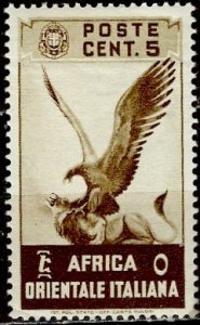 Italian East Africa 1938; Sc. # 2;  MLH Single Stamp