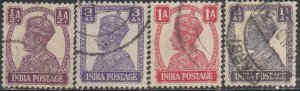 INDIA  #168-179  USED