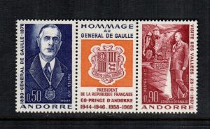 Andorra  218a MNH $6.00 french 222