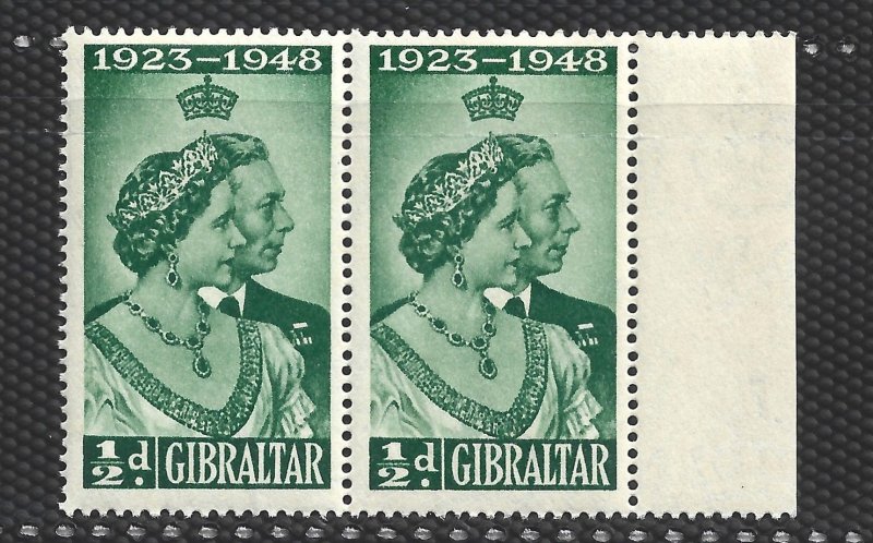 Gibraltar Sc #121 MNH, Silver Wedding Issue