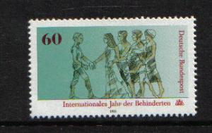 Germany  #1342  MNH  1981    International  year of the disabled