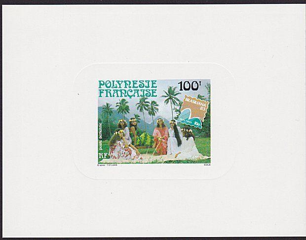 FRENCH POLYNESIA 1983 Brasiliana deluxe proof...............................4059