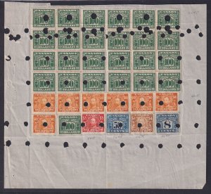 Canada Revenue (Federal), van Dam FX45 (25) and others on document, very rare