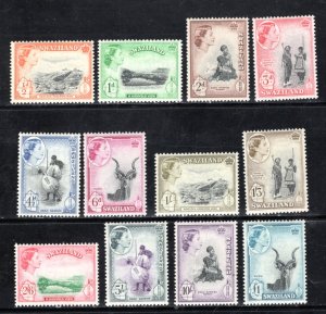 Swaziland #55-66 VF, Unused  CV 85.00   ....   6130029