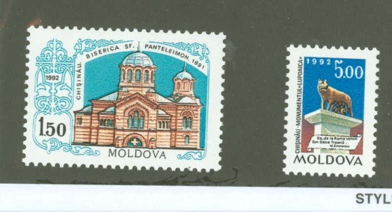 Moldova #37-38  Multiple