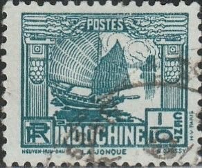Inso-china, #143 Used, From 1931-41