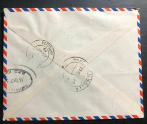 1959 Mukalla Aden Airmail Registered Cover to Hargeisa Somalia B