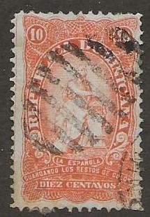 DOMINICAN REPUBLIC SC #  104  USED