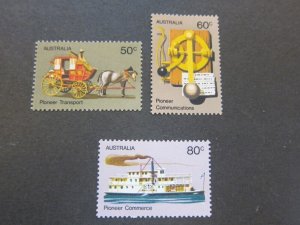 Australia 1972 Sc 536-8 MNH