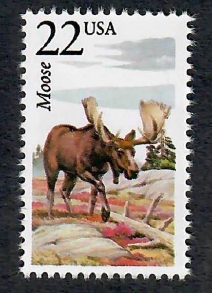 2298 Moose North American Wildlife MNH single