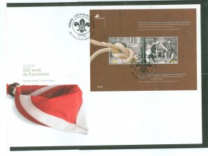 Portugal 2904 Scouts, Europa (cv is for used off cover)