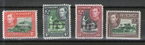 St. Vincent 176-179 MNH