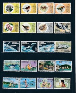 D396283 Grenada Grenadines Nice selection of VFU Used stamps