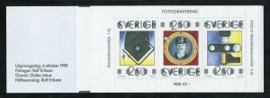 Sweden 1844a MNH, Photography Cplt. Booklet from 1990.