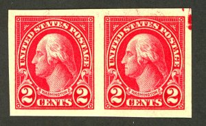 U.S. #577 MINT PAIR OG HR