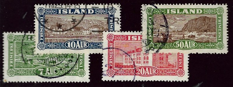 Iceland SC#144-148 Used VF SCV$19.90...Bid to Win!