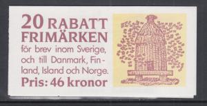 Sweden Sc 1828a MNH. 1990 Apiculture Intact Booklet, VF Bees, Honey