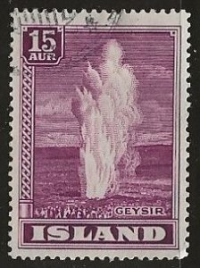 Iceland ^ Scott # 203  - Used