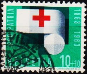 Switzerland.1963 10c+10c S.G.677 Fine Used