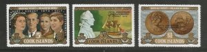 Cook Islands MNH sc# 287-9 Overprint