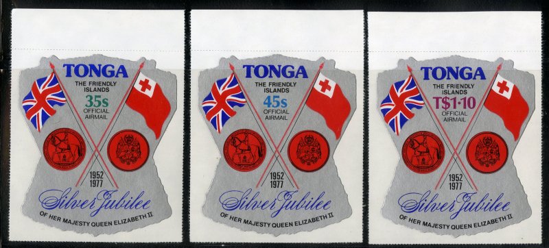 TONGA CO117-9 MNH SCV $8.00 BIN $4.50 FLAGS