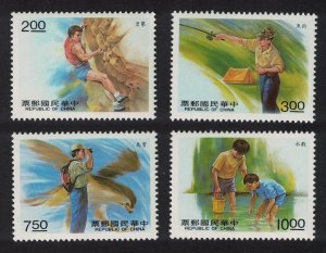 Taiwan Eagle Bird Rock Climbing Fishing 4v 1991 MNH SG#1999-2002