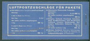 Germany 1931 MH20.2 Luftpost Airmail All Original Stamp Booklet Markenheft 63537