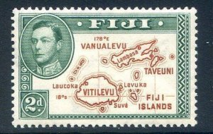 Fiji 2d Brown and Green Mounted Mint SG253