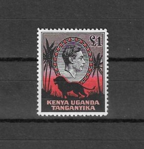 KENYA, UGANDA & TANGANYIKA 1938/54 SG 150b MNH Cat £20